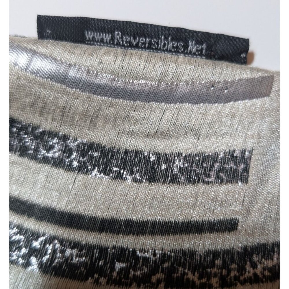 I-Reversibles Reversible Jacket Abstract Artsy Art to Wear Lagenlook Womens L/XL - Picture 8 of 12